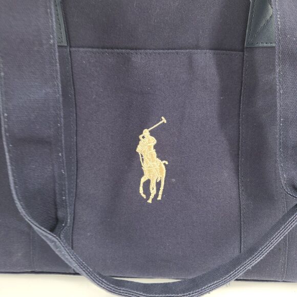 Ralph Lauren Polo Fragrance Medium Duffel Travel Bag in Polo Blue Color - Picture 6 of 9